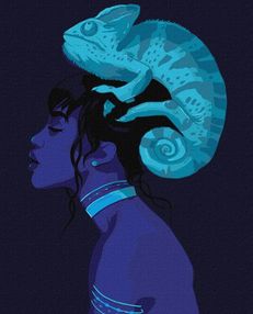 Розпис по номерах 40х50 КНО4890 Неонова краса "Ідейка"