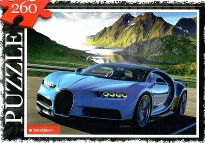 пазли 260 елементів С260-13-14 блакитне авто