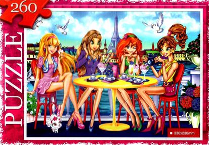 пазли 260 елементів дівчата в кафе С260-13-04