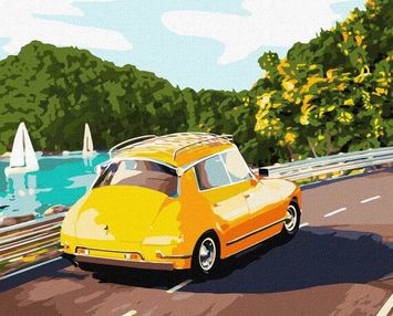 Розпис по номерах 40х50 КНО2523 Яскрава подорож "Ідейка"