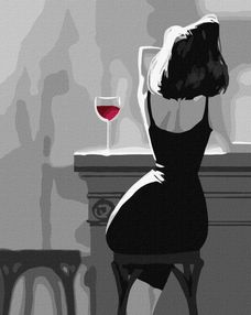 Розпис по номерах 40х50 КНО4839 Вечірні думки "Ідейка"