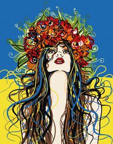 Розпис по номерах 40х50 КНО5051 Вільна душа "Ідейка"