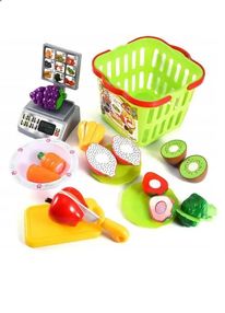 продукти (686) овочі і фрукти в корзинці