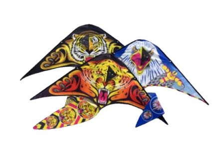 повітряний змій (qd-3006-1) cередній 68см кольори в асортименті