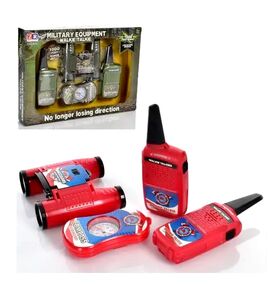 рація (ZR304А-В)  Military equipment walkie talkie + бінокль + компас в коробці