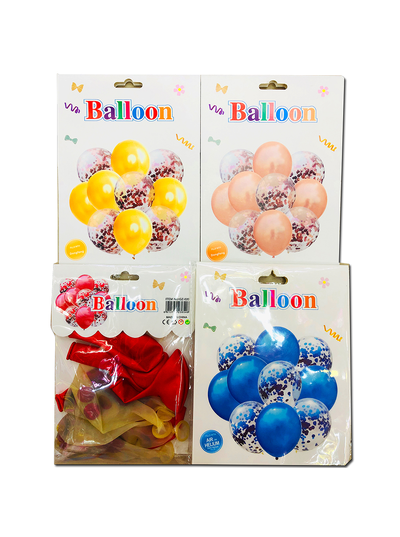 кульки повітряні (rv-230) Balloon набір 5 + 5 з конфеті воздушные шарики Ціна (цена) 24.80грн. | придбати  купити (купить) кульки повітряні (rv-230) Balloon набір 5 + 5 з конфеті воздушные шарики доставка по Украине, купить книгу, детские игрушки, компакт диски 1