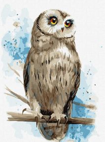 Розпис по номерах 30х40 КНО4296 Мудрий погляд "Ідейка"