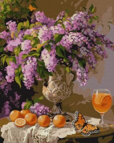 Розпис по номерах 40х50 КНО5710 Бузковий аромат "Ідейка"