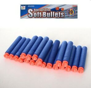 кулі (02-20) мякі на присосках 20 штук в кульку кулі (02-20) мякі на присосках 20 штук в кульку