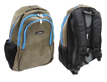 рюкзак ортопедичний (982181) Leader хакі з блакитними замками розмір 46х30х15см