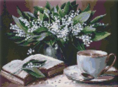 Алмазна мозаїка 30х40 АМО7125 Чарівні конвалії "Ідейка"