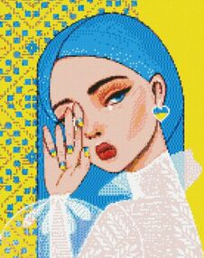 Алмазна мозаїка 40х50 АМО7242 Незламна "Ідейка"