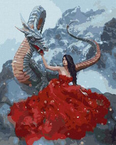 Розпис по номерах 40х50 КНО4917 Містична зустріч "Ідейка"