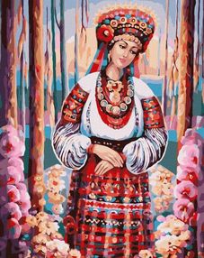 Розпис по номерах 40х50 КНО4920 Золоті передзвони "Ідейка"