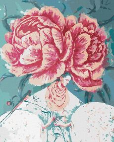 Розпис по номерах 40х50 КНО4927 Квітуча душа "Ідейка"