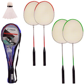 бадминтон 2 ракетки 62 см воланчик в чохлі BD2103 бадминтон 2 ракетки 62 см воланчик в чохлі BD2103
