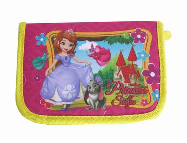 пенал Leader артикул 930408 1 відділення 2 відворота принцеса 20х13,5х3 см