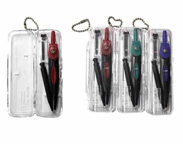 Циркуль в пластиковому футлярі грифелі X2B-5001