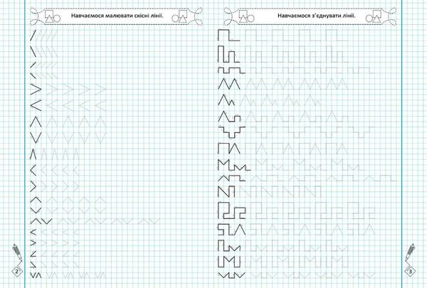 прописи-тренажер Фігури та лінії Ціна (цена) 19.20грн. | придбати  купити (купить) прописи-тренажер Фігури та лінії доставка по Украине, купить книгу, детские игрушки, компакт диски 2