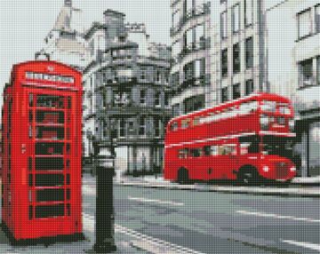 Алмазна мозаїка 40х50 АМО7218 Ритм Лондона "Ідейка"