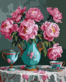 Розпис по номерах 40х50 КНО5709 Ніжні кольори "Ідейка"