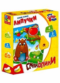гра настільна Вжик-вжик Ліпучки Смаколики VT1302-22 гра настільна Вжик-вжик Ліпучки Смаколики VT1302-22
