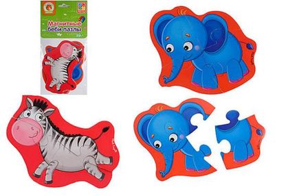 Пазли магнітні бебі пазли VT3208-12