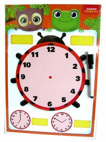 гра настільна VT5010-29 дошка-тренажер годинник та розпорядок дня