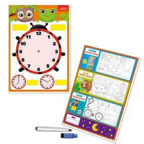 гра настільна VT5010-29 дошка-тренажер годинник та розпорядок дня