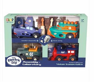 набір машин розбираються на батарейках з асортименті DP8803