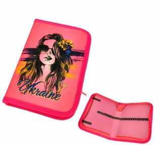 пенал Leader артикул 266317 1 віділення на замочку українка 20х13,5х3см