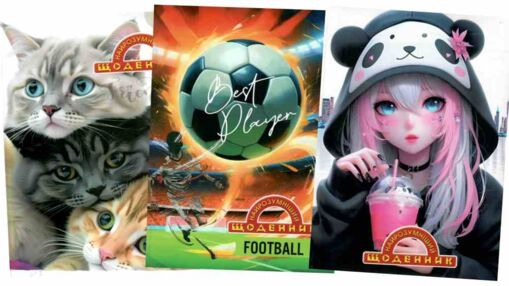 щоденник шкільний найрозумніший обкладинка поролон уфлак в асортименті