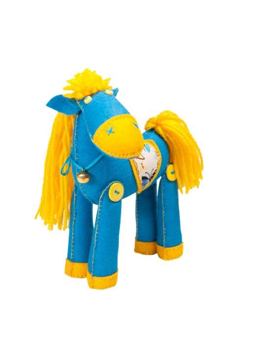 Набір для творчості Шиття м'якої іграшки Коник МИ-002 Ціна (цена) 133.00грн. | придбати  купити (купить) Набір для творчості Шиття м'якої іграшки Коник МИ-002 доставка по Украине, купить книгу, детские игрушки, компакт диски 2