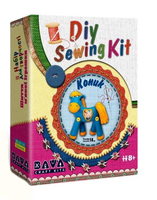 Набір для творчості Шиття м'якої іграшки Коник МИ-002 Ціна (цена) 133.00грн. | придбати  купити (купить) Набір для творчості Шиття м'якої іграшки Коник МИ-002 доставка по Украине, купить книгу, детские игрушки, компакт диски 0