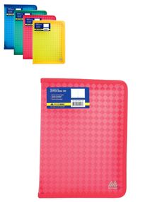 папка конверт пластиковий на блискавці формат в5 3940 в асортименті "Buromax"