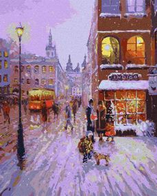 Розпис по номерах 40х50 КНО3631 Різдво "Ідейка"