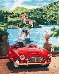 Розпис по номерах 40х50 КНО4760 Подорожуючи удвох "Ідейка"