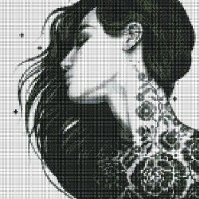 Алмазна мозаїка 40х40 АМО7269 Непокірна "Ідейка"