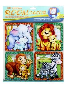 Наклейки Звірята 3D Sticker Room decor RDS-501