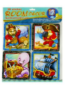 Наклейки Пірати 3D Sticker Room decor RDS-503 Наклейки Пірати 3D Sticker Room decor RDS-503