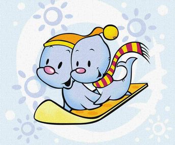 ИД Розпис по полотну 25х30 7168/2 Зимові розваги "Ідейка"