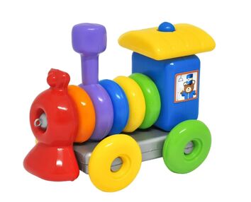 трамвай (39757) 14 елементів розвиваючий "Funny train"