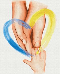 Розпис по номерах 40х50 BS53078 Сімейне тепло brushme Брашми