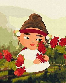 Розпис по номерах 40х50 BS53235 Калинова Україна brushme Брашми