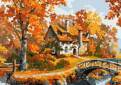 Розпис по номерах 30х40 КНО6356 Ранковий затишок "Ідейка"