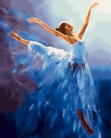 Розпис по номерах 40х50 BS34829 Повітряна балерина brushme Брашми