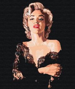 Розпис по номерах 40х50 BS51531 Чутлива Мерелін brushme Брашми