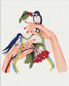 Розпис по номерах 40х50 BS53145 В руках надія brushme Брашми