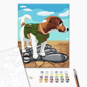 Розпис по номерах 40х50 BS53220 Український Патрон brushme Брашми