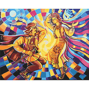 Розпис по номерах 40х50 BS53316 Коломийка brushme Брашми